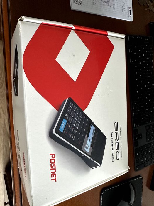 Kasa Fiskalna ERGO Posnet + Czytnik kodów.