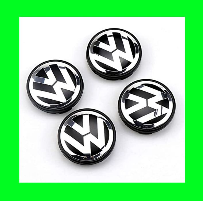 *NOWE* Dekielki 56mm VW VOLKSWAGEN komplet 4szt. dekle zaślepki kapsle