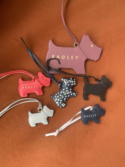 Шкіряні брелки Radley. Брелки на сумку. Брелок