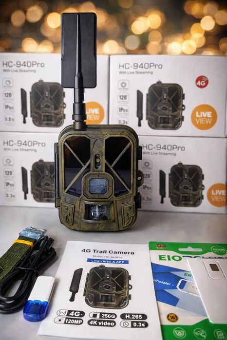4G LTE Suntek HC-940Pro Li фотоловушка, фотопастка з АКБ