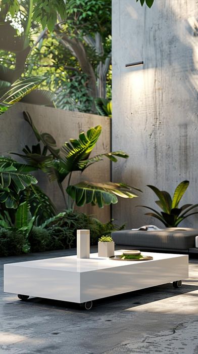 Ogrodowy stolik kawowy