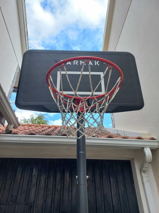 Tabela de basquetebol com pé