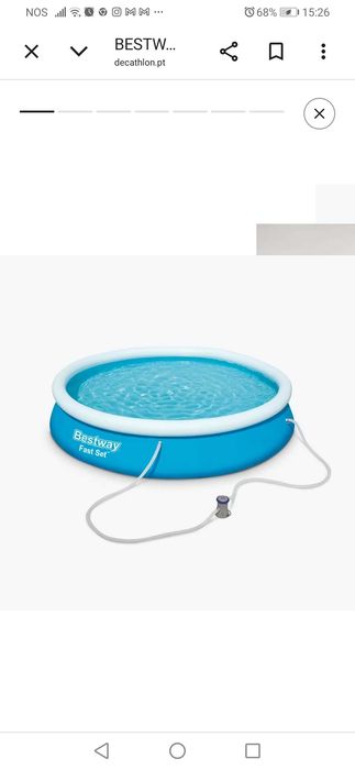 Piscina como Nova Bestway Fast Set