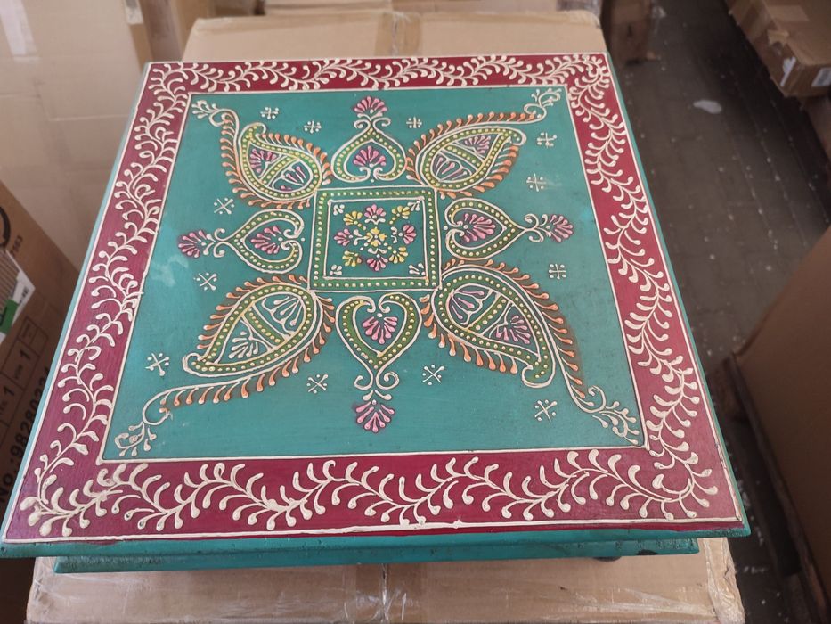 Ława ręcznie malowana