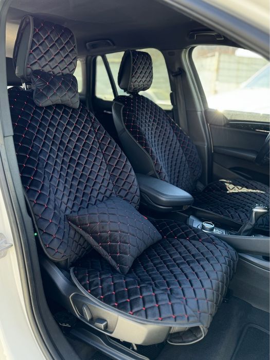 Накидки на сидіння з алькантари / Автонакидки / Чохли на сидіння