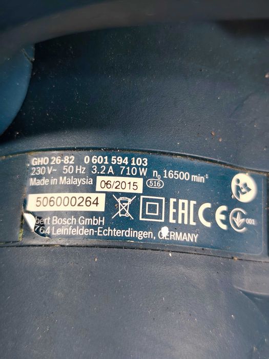 Profesjonalny Strug Elektryczny Bosch GHO 26-82 D Professional