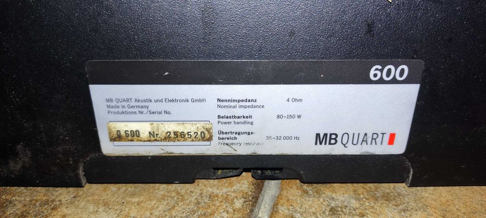 MB Quart Q 600 150w