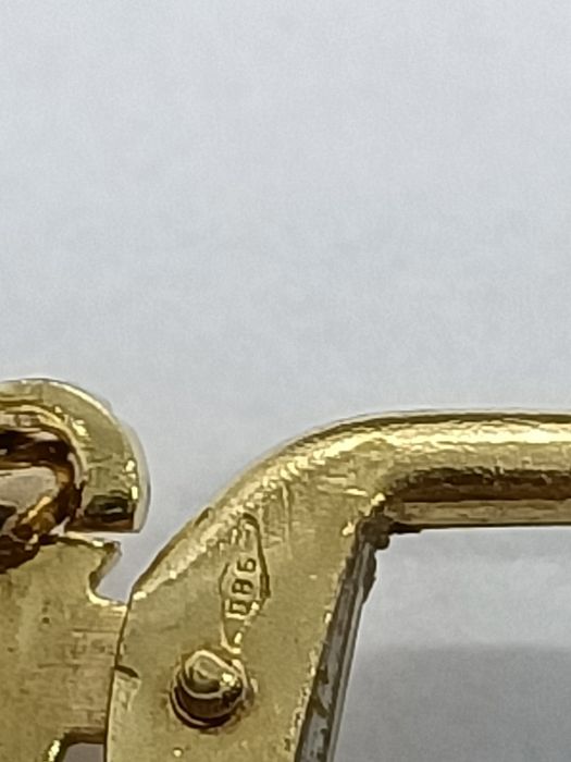 Klasyczne kolczyki ze złota, złoto pr 585