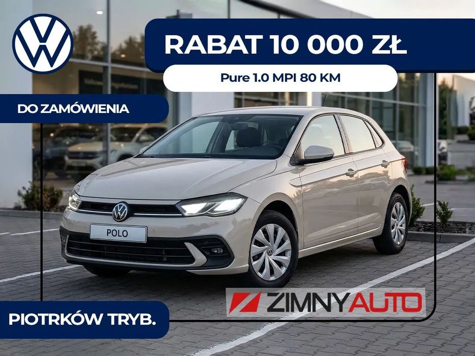 Volkswagen Polo Pure 1,0 MPI 80KM Manual /2026 / Dostępny do zamówienia