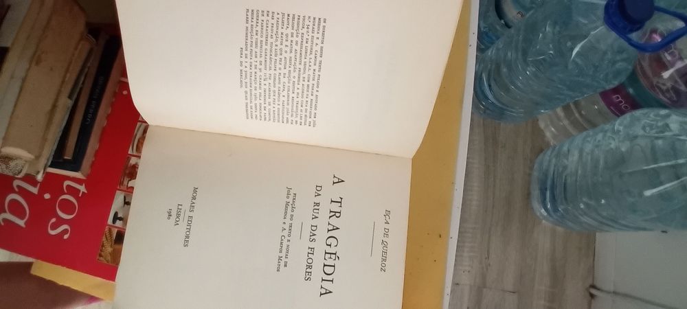 Livro A Tragédia da rua das flores de Eça de Quiróz