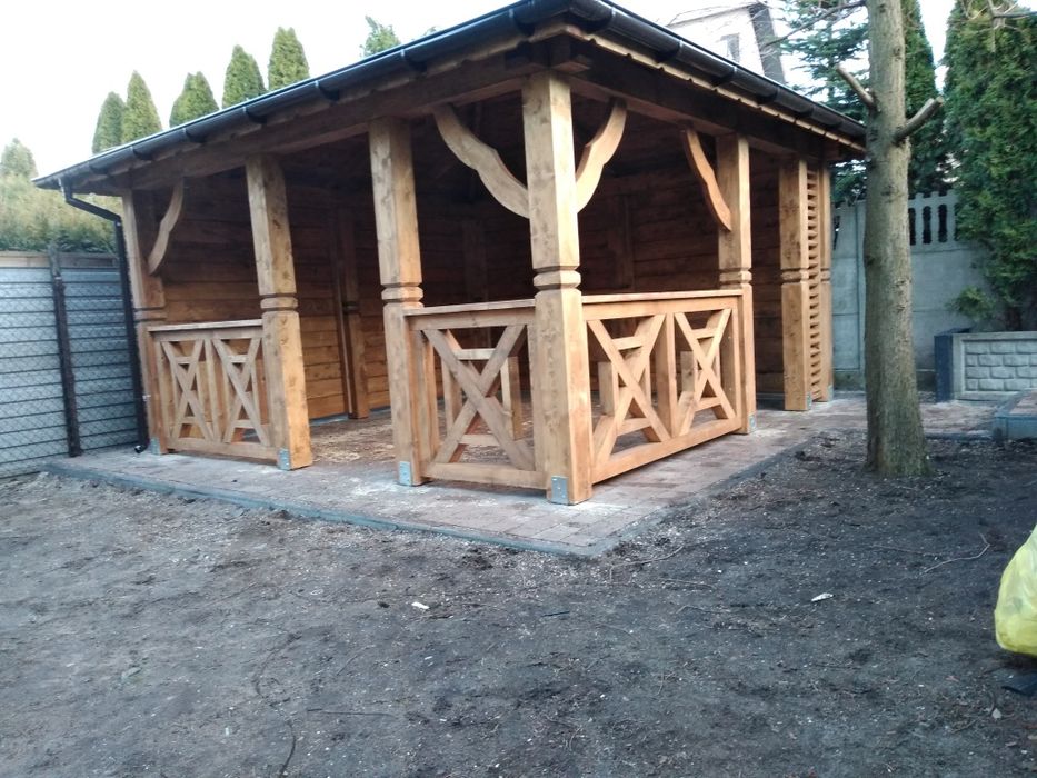 Wiaty.altanki.domki.altany.taras.tarasy 3,5x3,5m