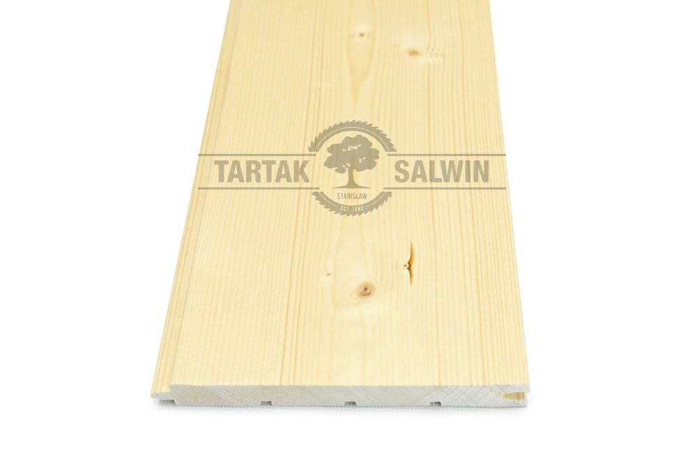 Deska podbitka, elewacja, świerk syberyjski, kls. AB PREMIUM 19x171