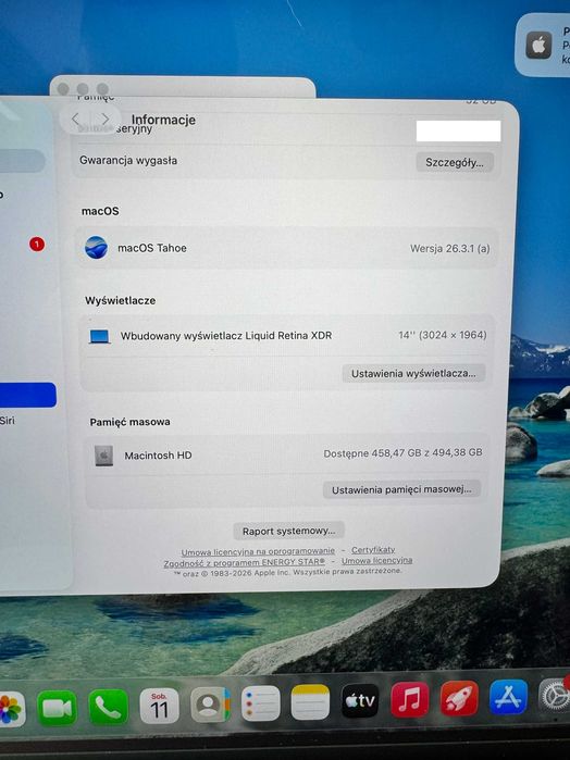 MacBook M2 Pro 2023 14"  32GB RAM 512GB SSD