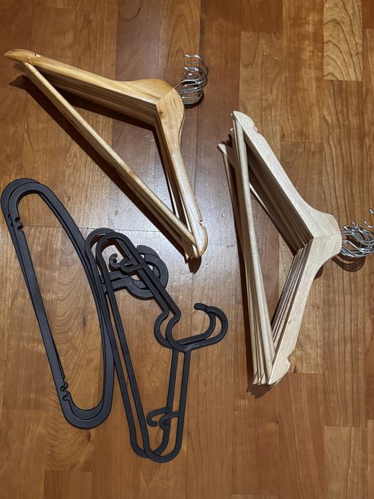 Cabides madeira 22 unids