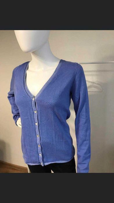 Sweterek dwustronny zapinany na guziki L XL