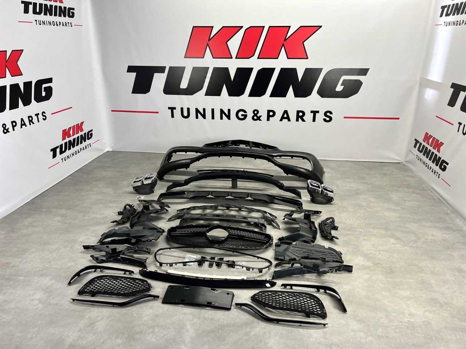 Обвес E63 ( AMG , Black ) Обвіс Мерседес  W212 АМГ