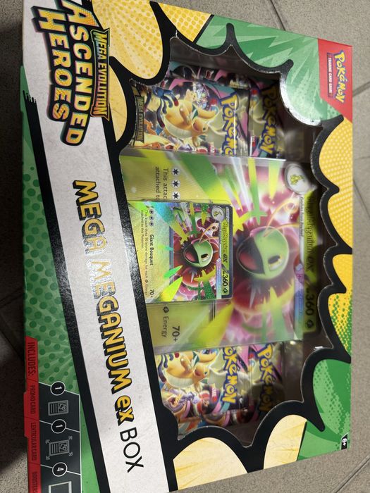 POKEMON ascended heroes mega meganium ex box