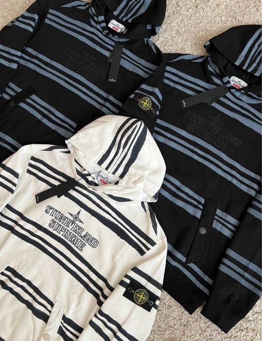 ‼️БЕЗ ПЕРЕДОПЛАТ‼️ Худі Stone Island x Supreme