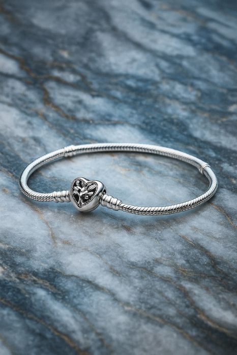 Promocja srebrna bransoletka Pandora moments 19cm do Pandora charms