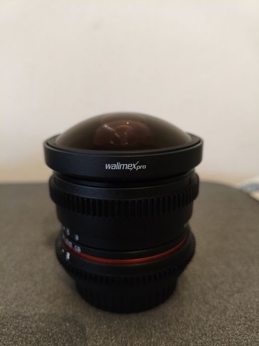 Objectiva walimex pro 8mm  para Canon dslr.