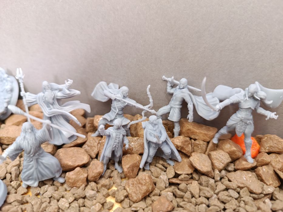 Promo. 7x figurek + BALROG pasujące do LOTR , Śródziemie 14k, D&D