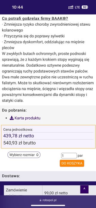 Buty robocze Baak rozmiar 38