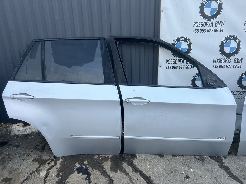 Двері bmw x5 e70 бмв срібні