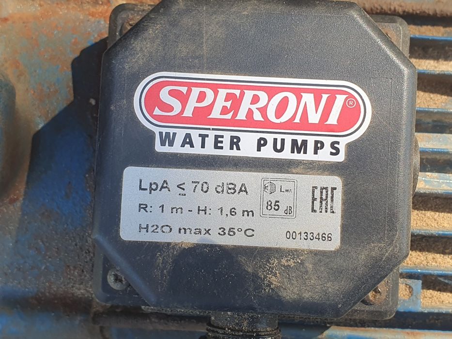 Pompa hydroforu speroni