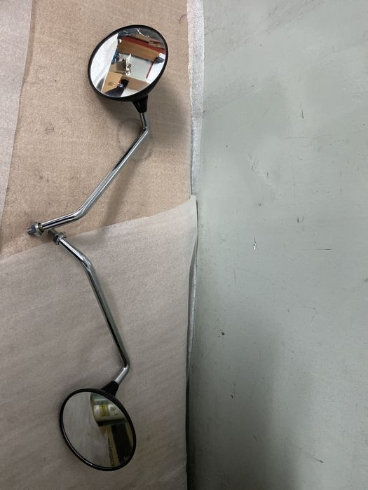 Lusterka Motocyklowe Komplet Okragłe chrome
