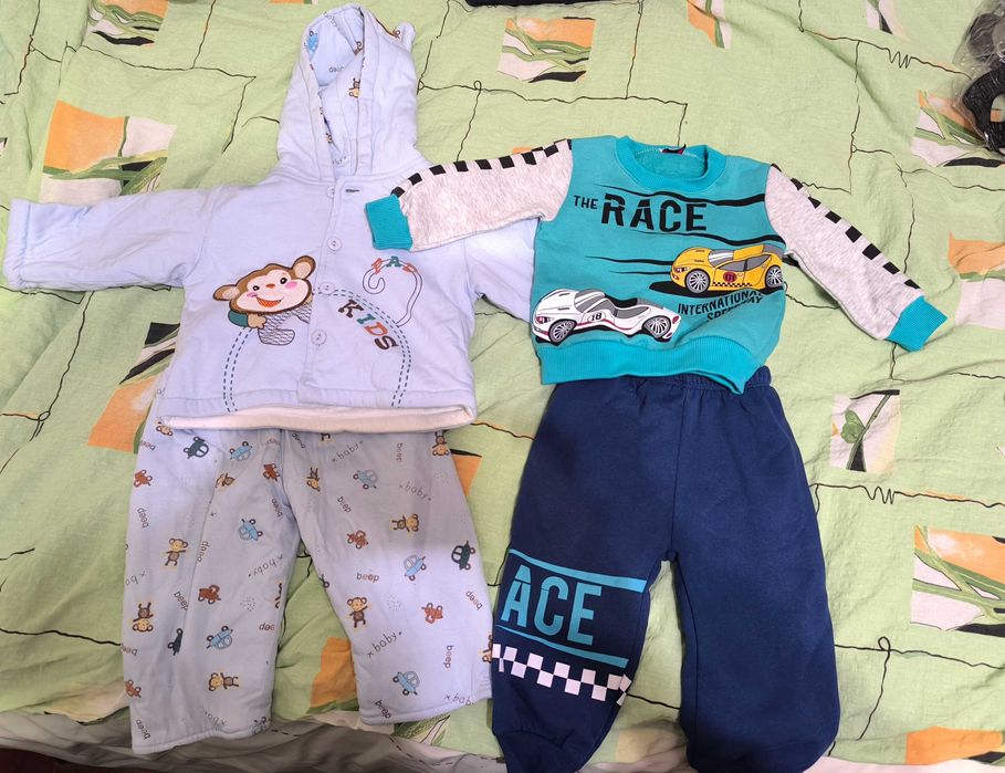 Теплые комбинезоны 86-92