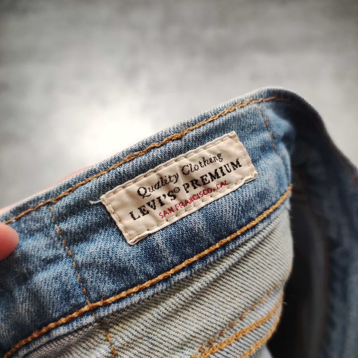 MĘSKIE Spodnie PREMIUM Eleganckie Jeans Denim Classic Levis 512 Logo