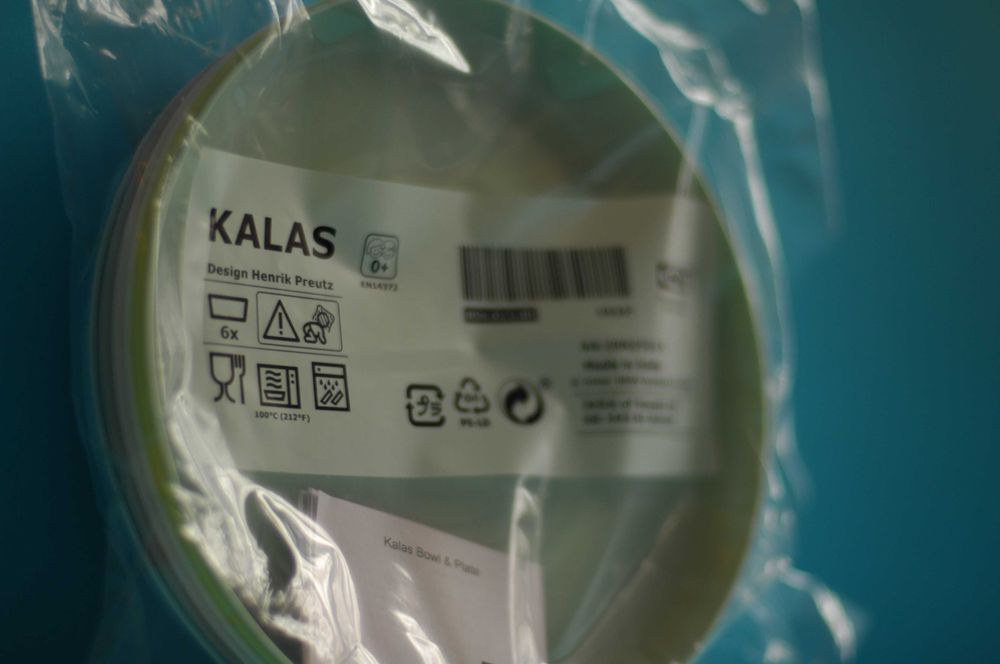 Kubki talerze sztućce - zestaw naczyń Ikea dla dzieci. Nowe. Kolorowe.