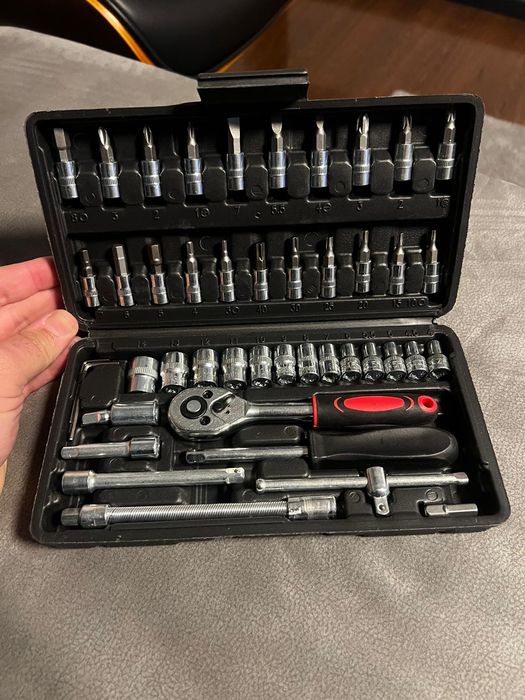 Caixa ferramentas 46 peças nova