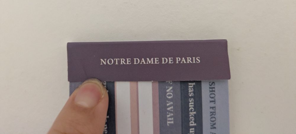 Autoculantes Frases Nôtre Dame de Paris, Scrapbooking