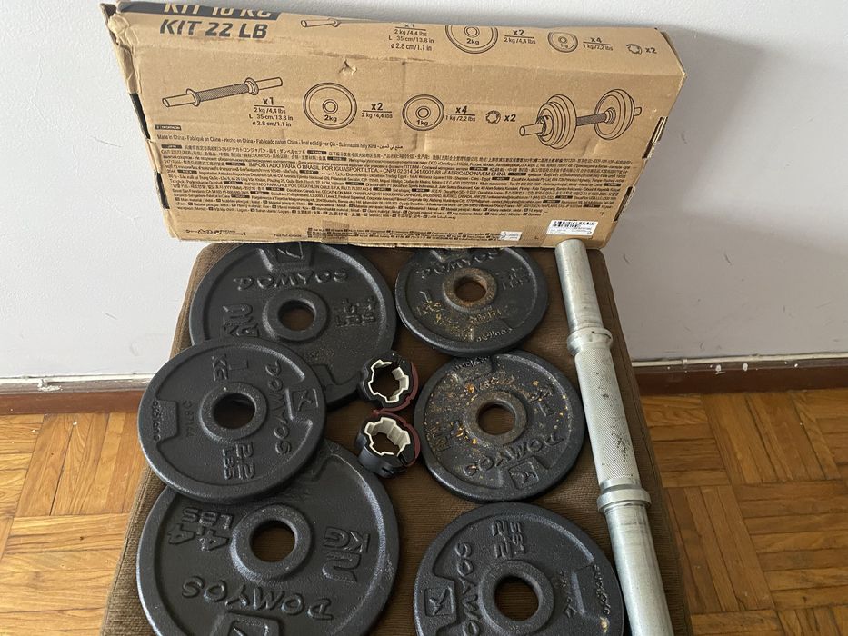 Pack Fitness para Casa – Passadeira S1 2.5 HP + Halteres