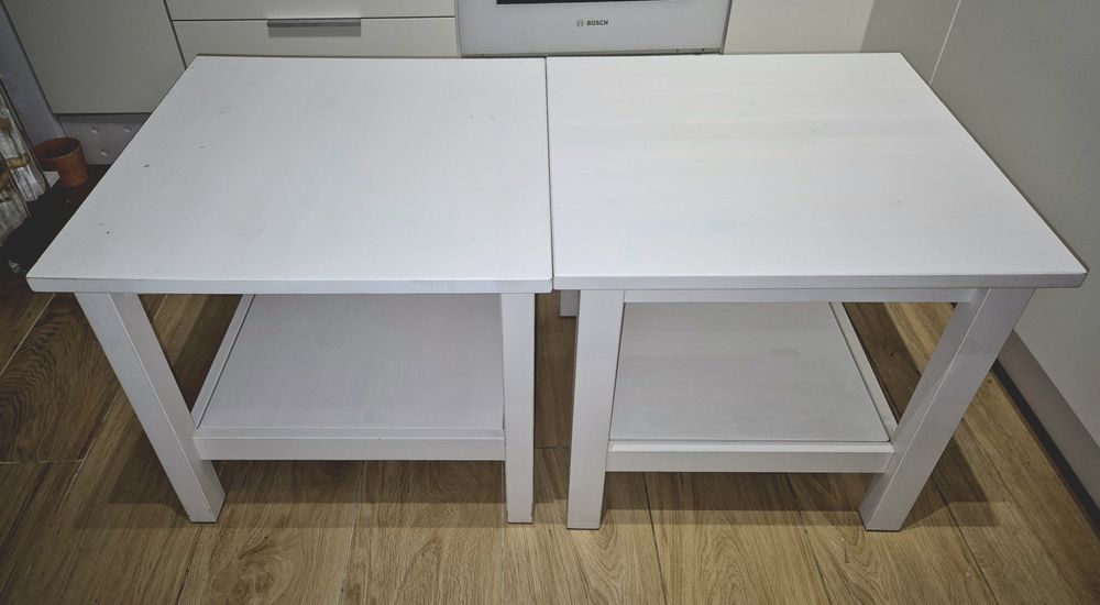HEMNES stolik IKEA, 2sz. drewniany