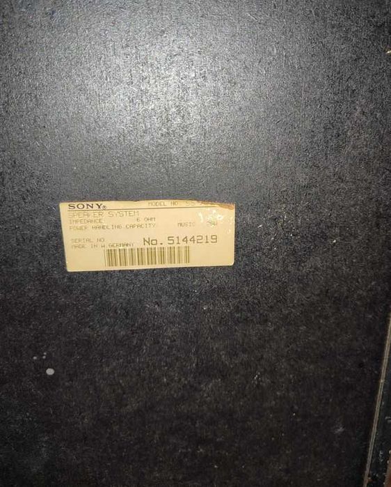 Sony SS-A302/B Speakers, 70 Watts64730030306563122