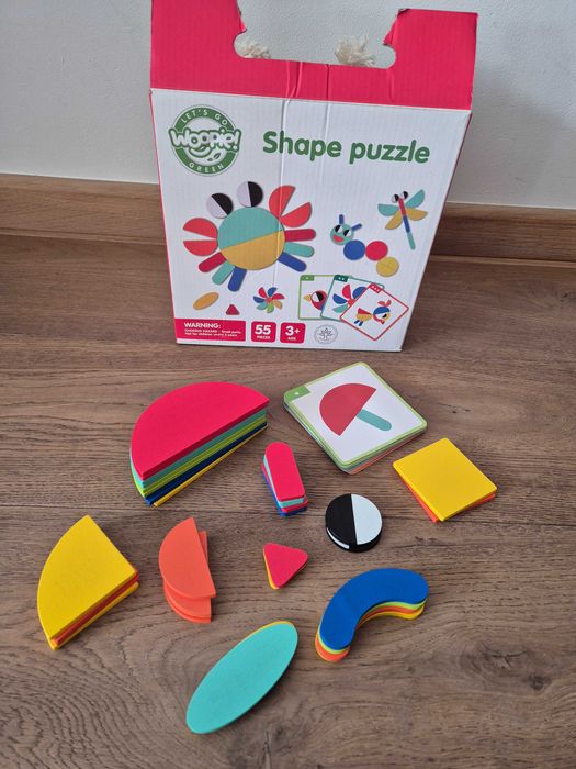 Shape puzzle drewniane Woopie
