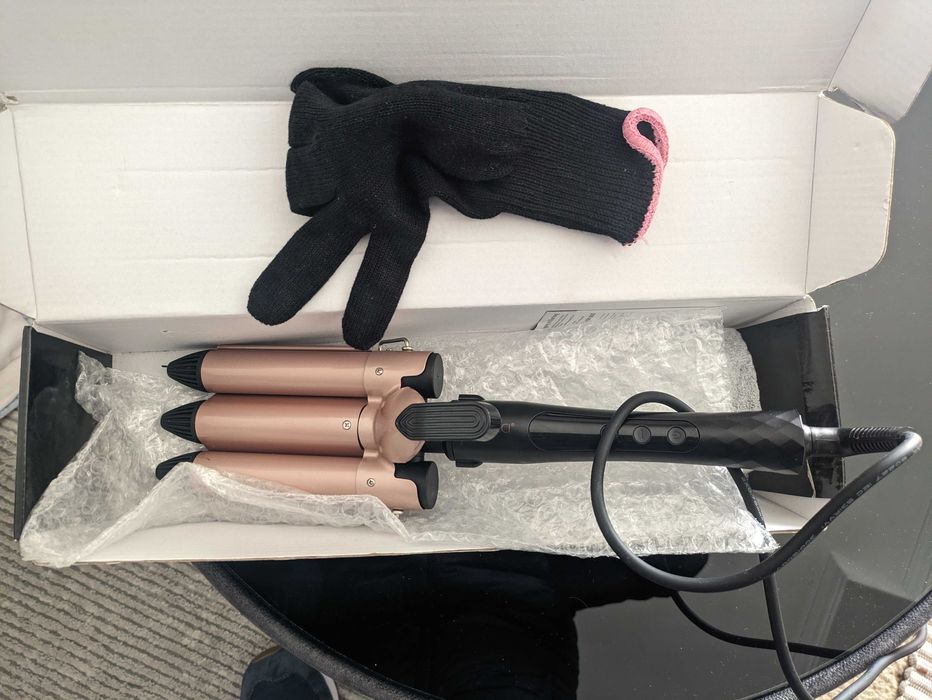 Maquina ondulação de cabelo caracois 3 barras - usada