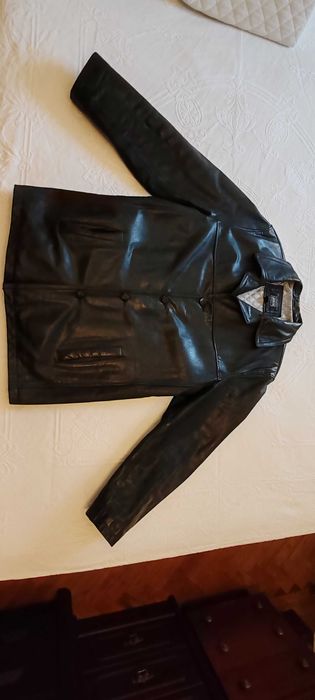 Casaco de pele genuína Vintage.