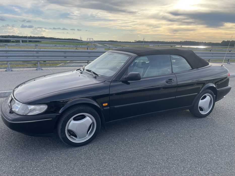 Saab 900 2.5 V6 automat cabrio kabriolet czarny zamiana 16 alufelgi