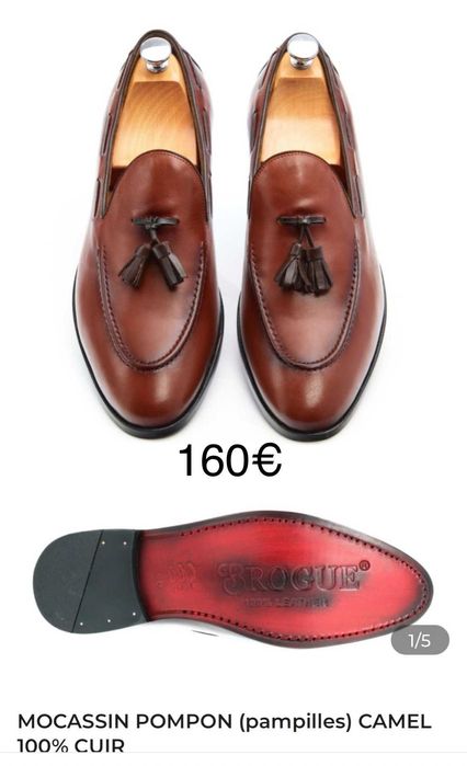 Sapatos  cabedal  sola seca