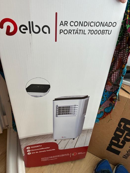 Ar Condicionado Portátil Delba 7000 BTU – Como Novo – Completo