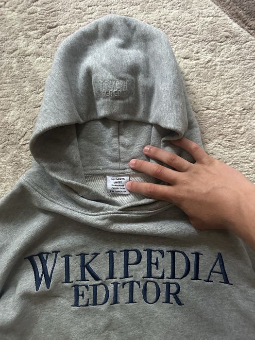 худі vetements wikipedia editor