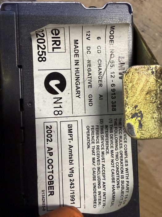 Zmieniarka cd bmw e39 e46