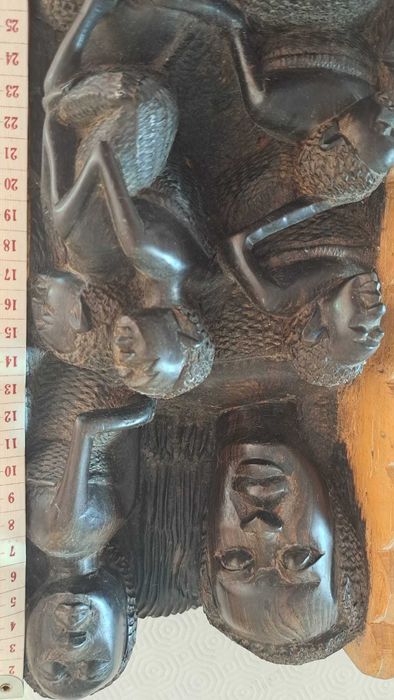 Escultura Tribal Africana Makonde "Ujamaa" (Árvore da Vida)