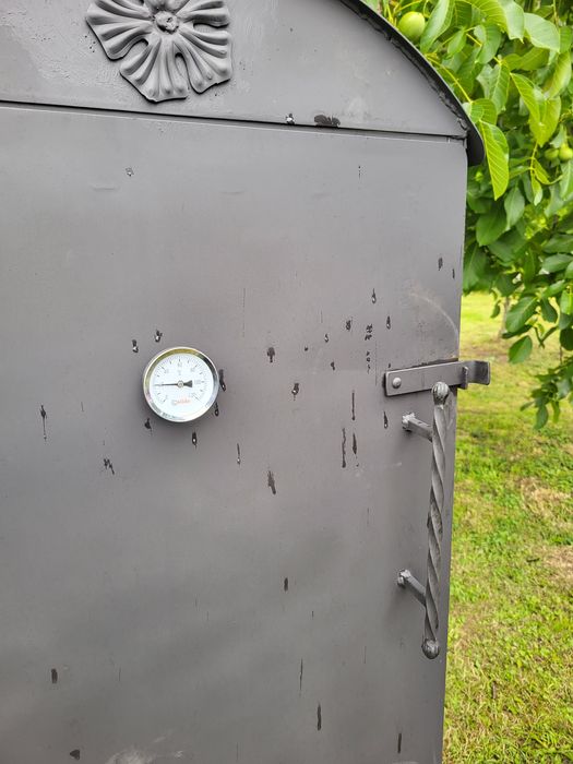 Super, masywna wędzarnia z bocznym paleniskiem