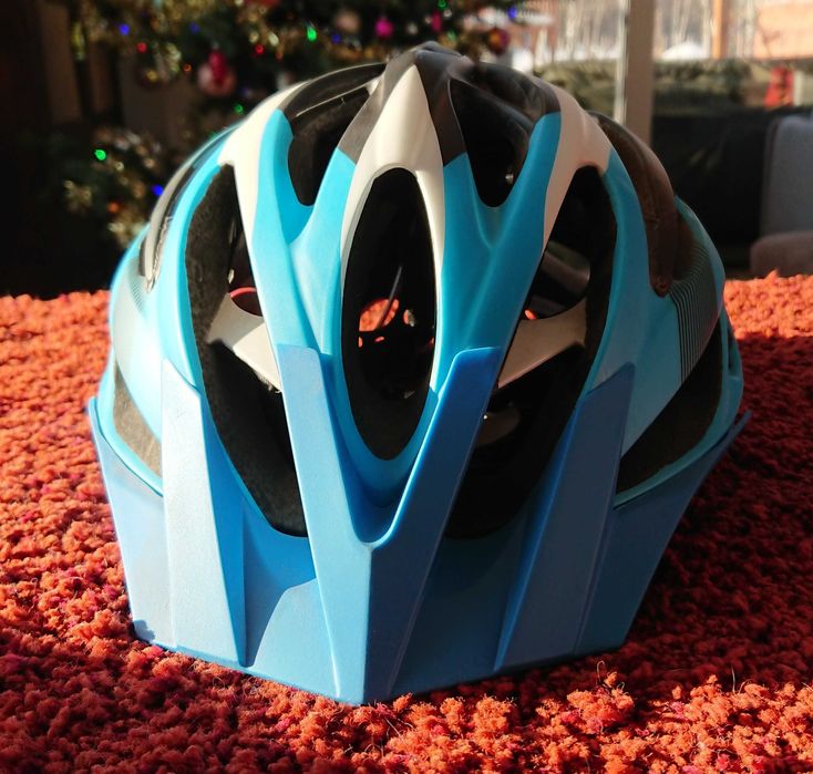 Kask rowerowy LAZER Rox rozm. XL matt cyan NOWY