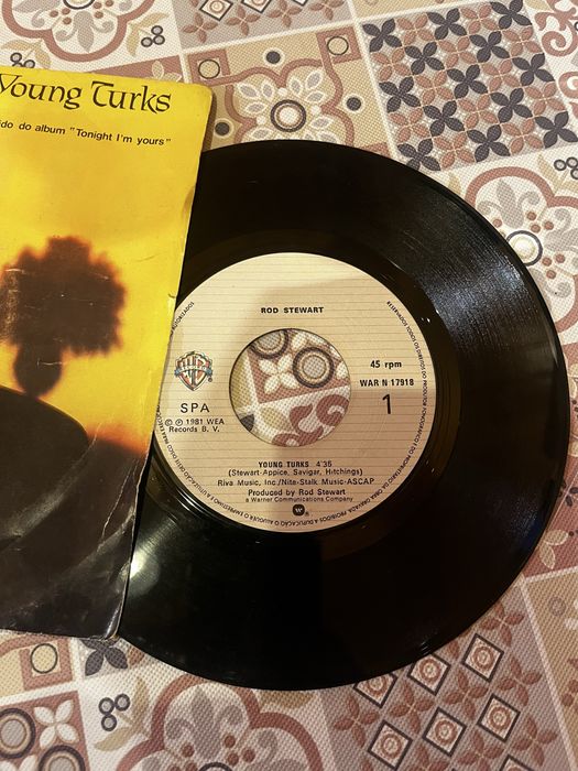 single de vinil "Young Turks", Rod Stewart