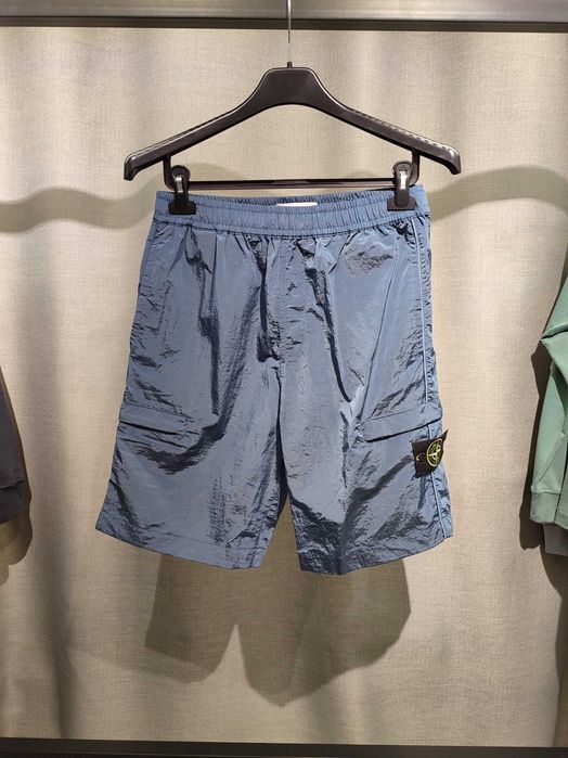Шорти STONE ISLAND L1721 Nylon Metal Econyl Bermuda Shorts Blue